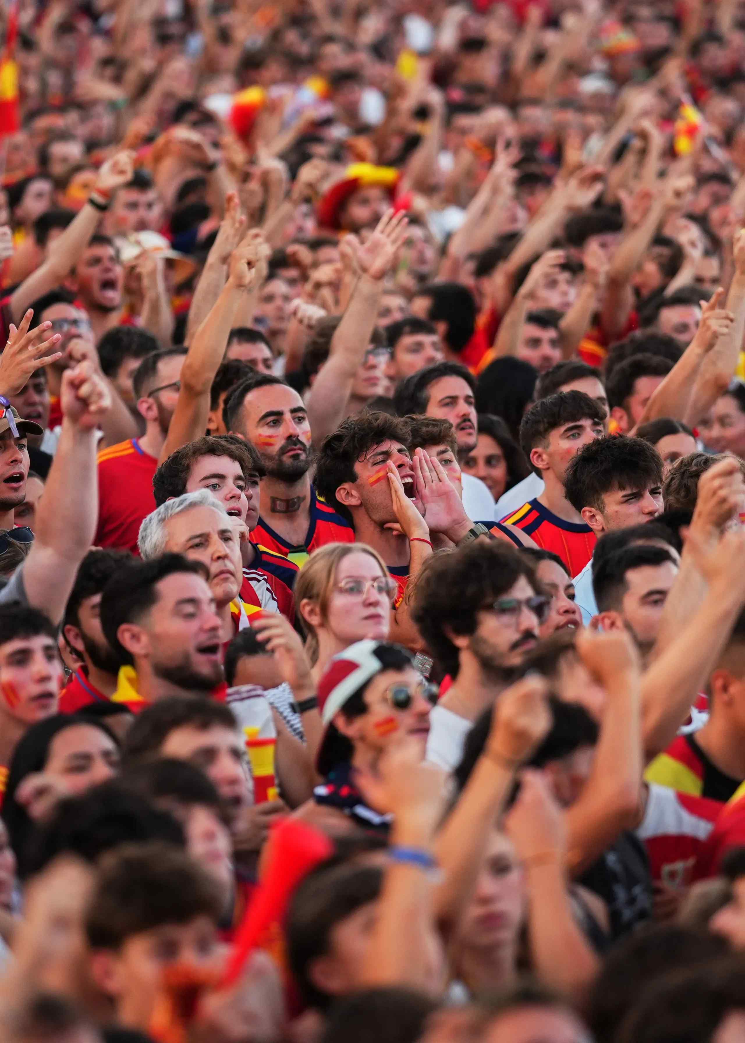 Spanish fans during the 2026 World Cup